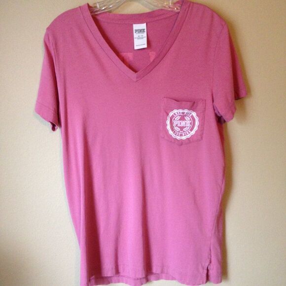 Pink Victoria's Secret Be-On-Test Tee XS - Picture 5 of 7